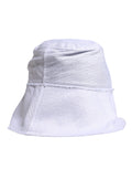 Dolce & Gabbana White Wide Brim Polyester Bucket Hat
