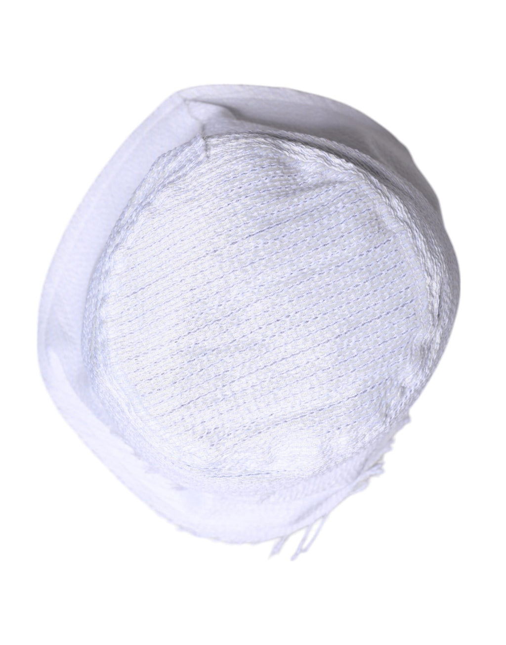 Dolce & Gabbana White Wide Brim Polyester Bucket Hat