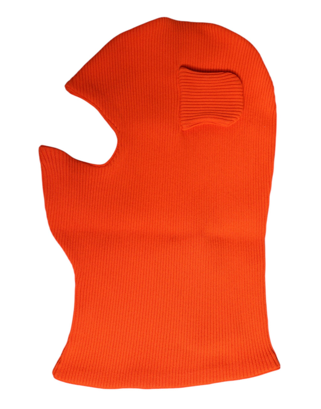 Dolce & Gabbana Orange Cotton Full Face Balaclava Hat