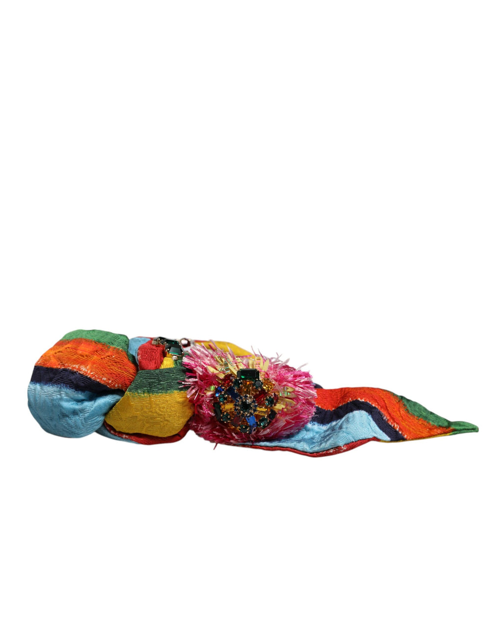 Dolce & Gabbana Multicolor Floral Crystal verschönert Diadem Stirnband