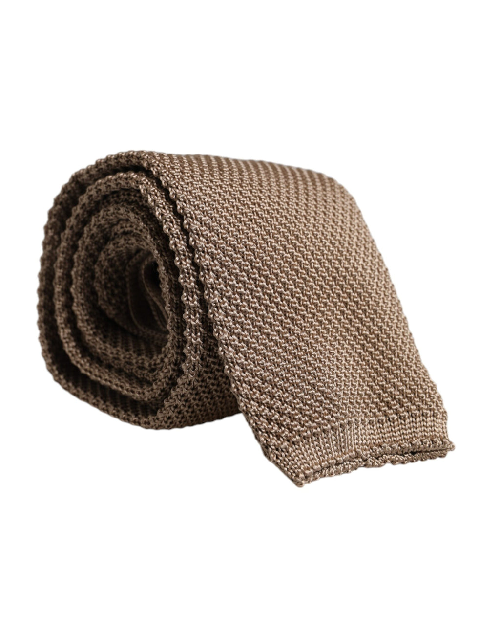 Dolce & Gabbana Brown Silk Tie Adjustable Necktie