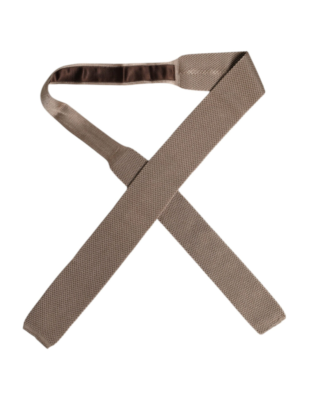 Dolce & Gabbana Brown Silk Tie Adjustable Necktie