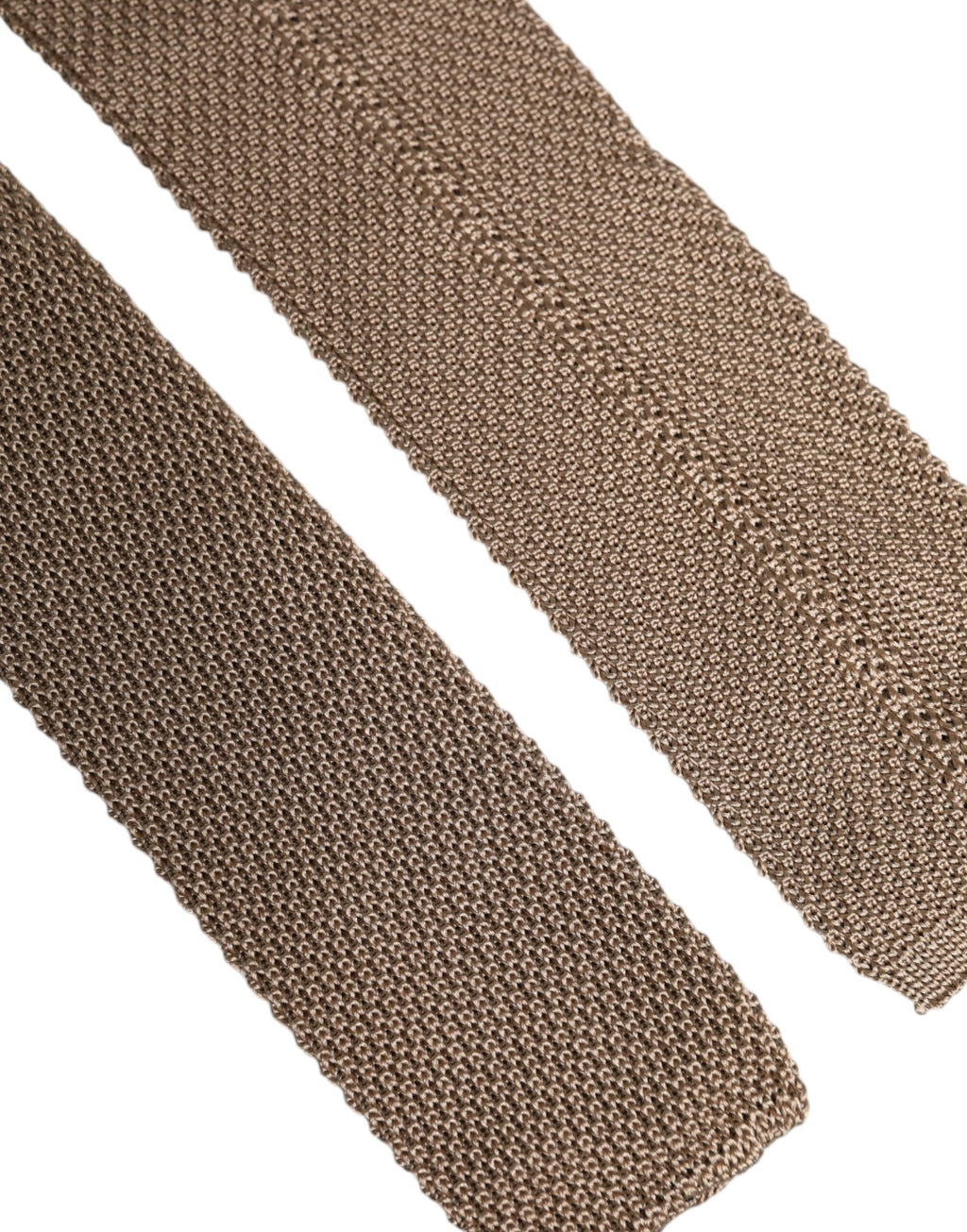 Dolce & Gabbana Brown Silk Tie Adjustable Necktie
