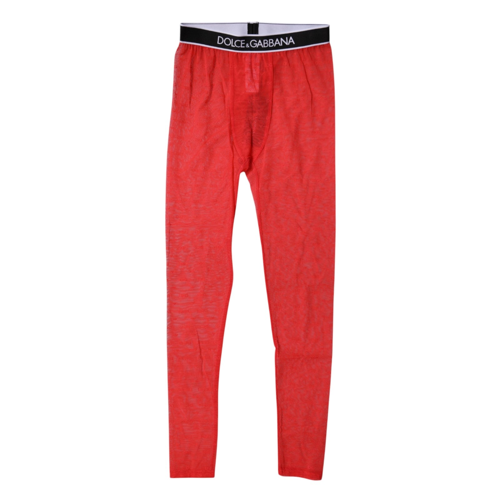 Dolce & Gabbana Rote Logo Spitze Dessous Enge Hose Unterwäsche