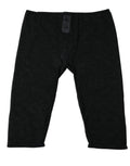 Dolce & Gabbana Schwarze Logo Spitze Dessous Gekürzte Enge Unterwäsche