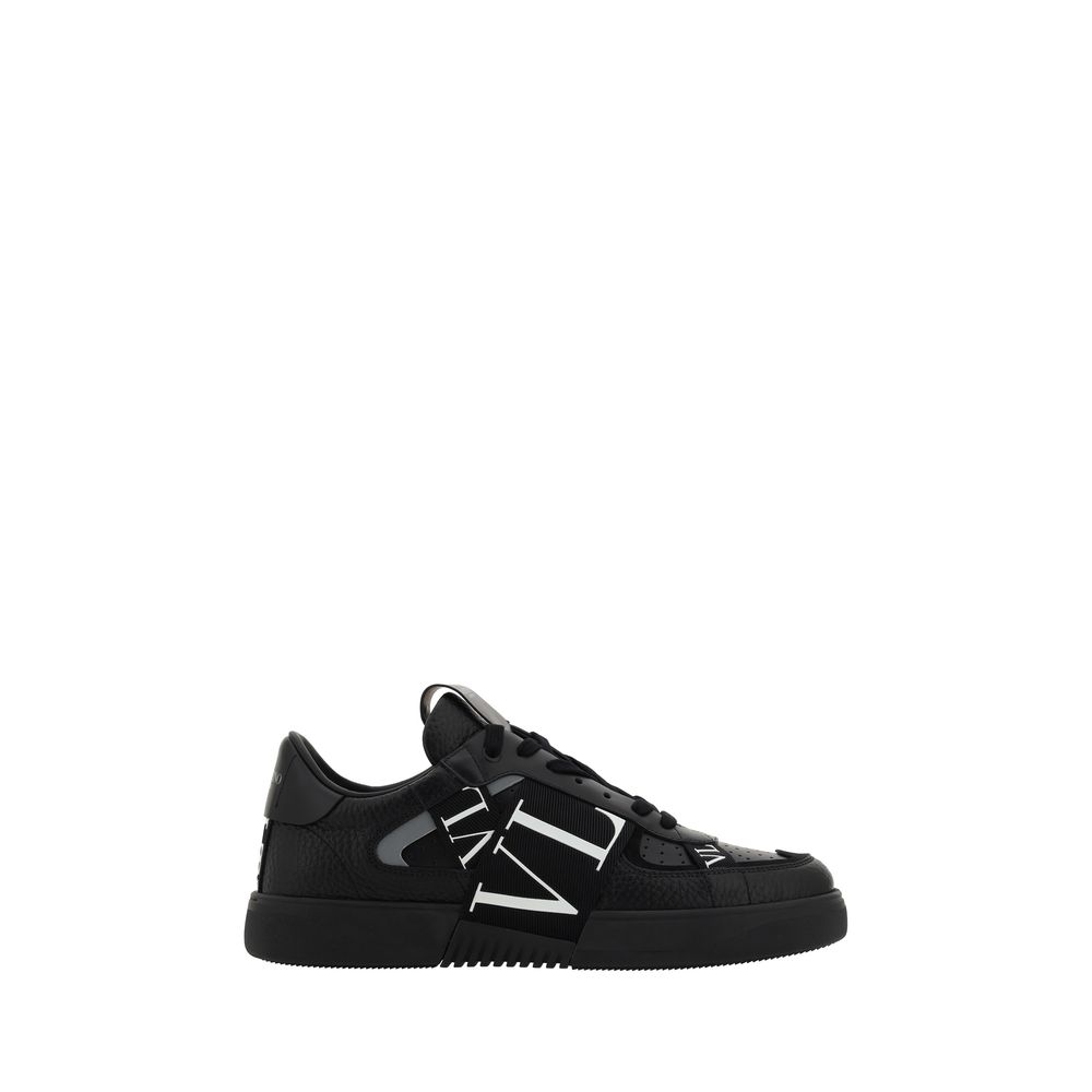 Valentino Garavani Black VL7N Leather Sneakers
