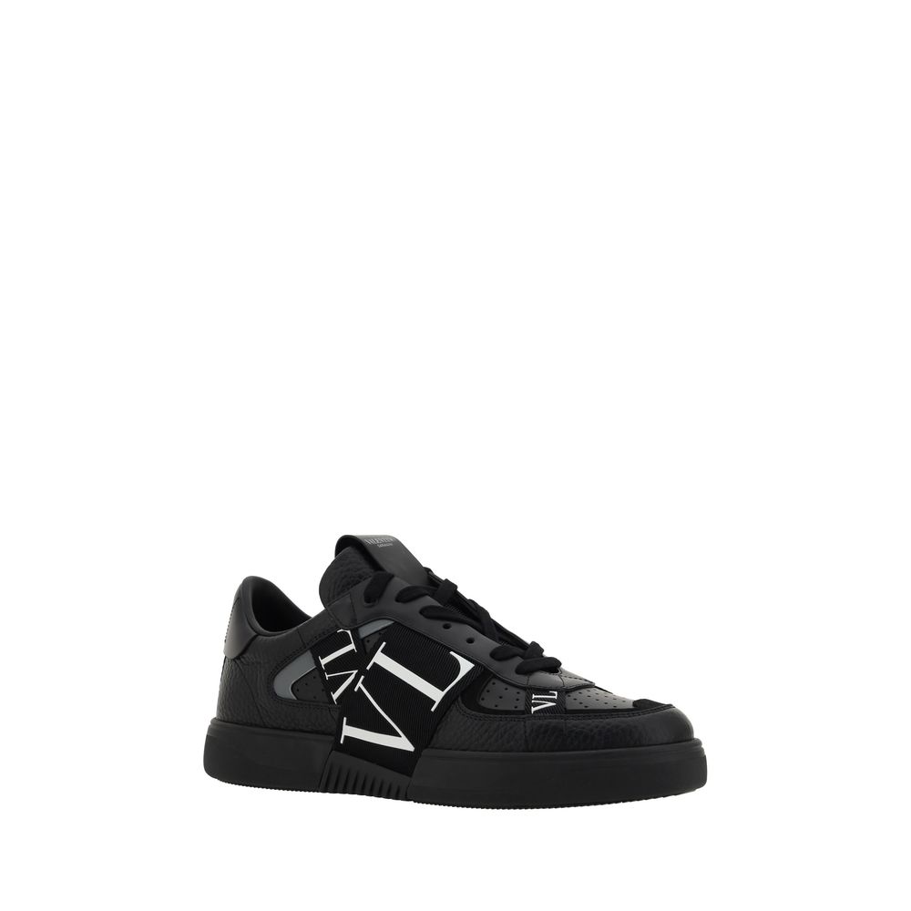 Valentino Garavani Black VL7N Leather Sneakers