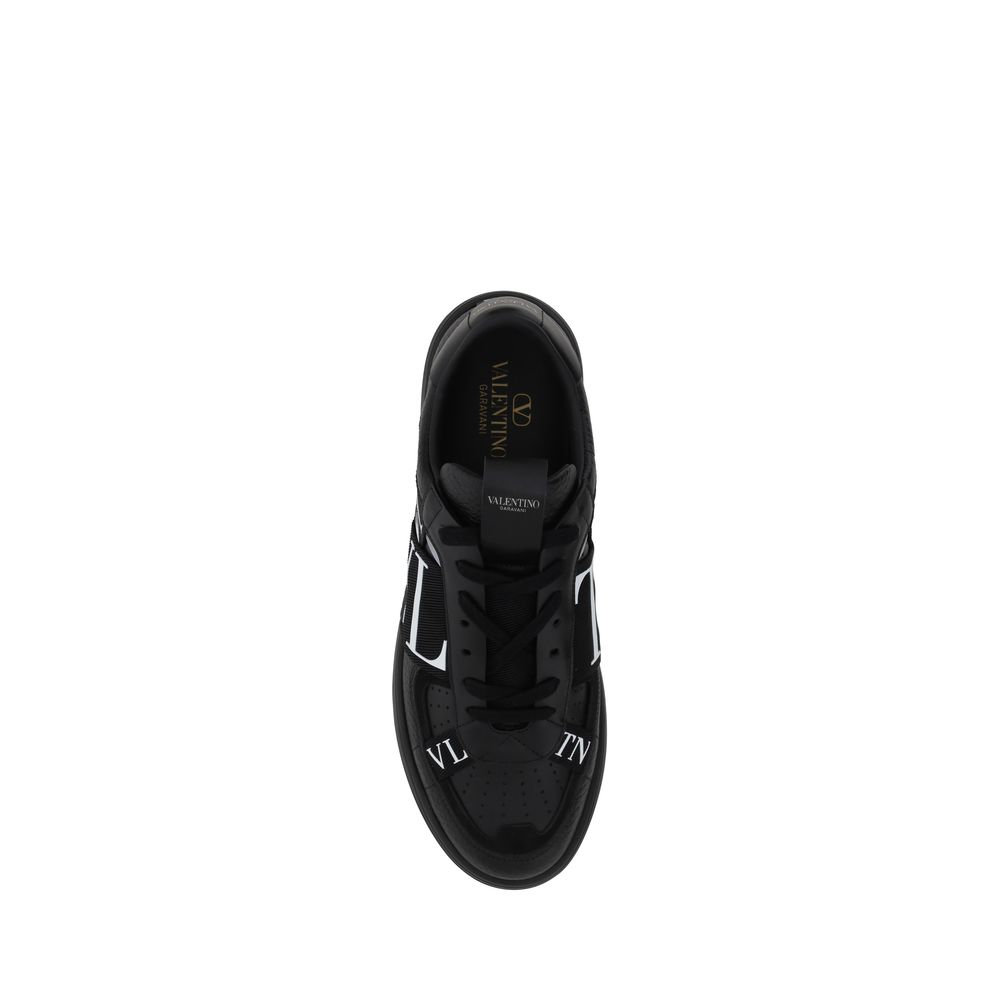 Valentino Garavani Black VL7N Leather Sneakers