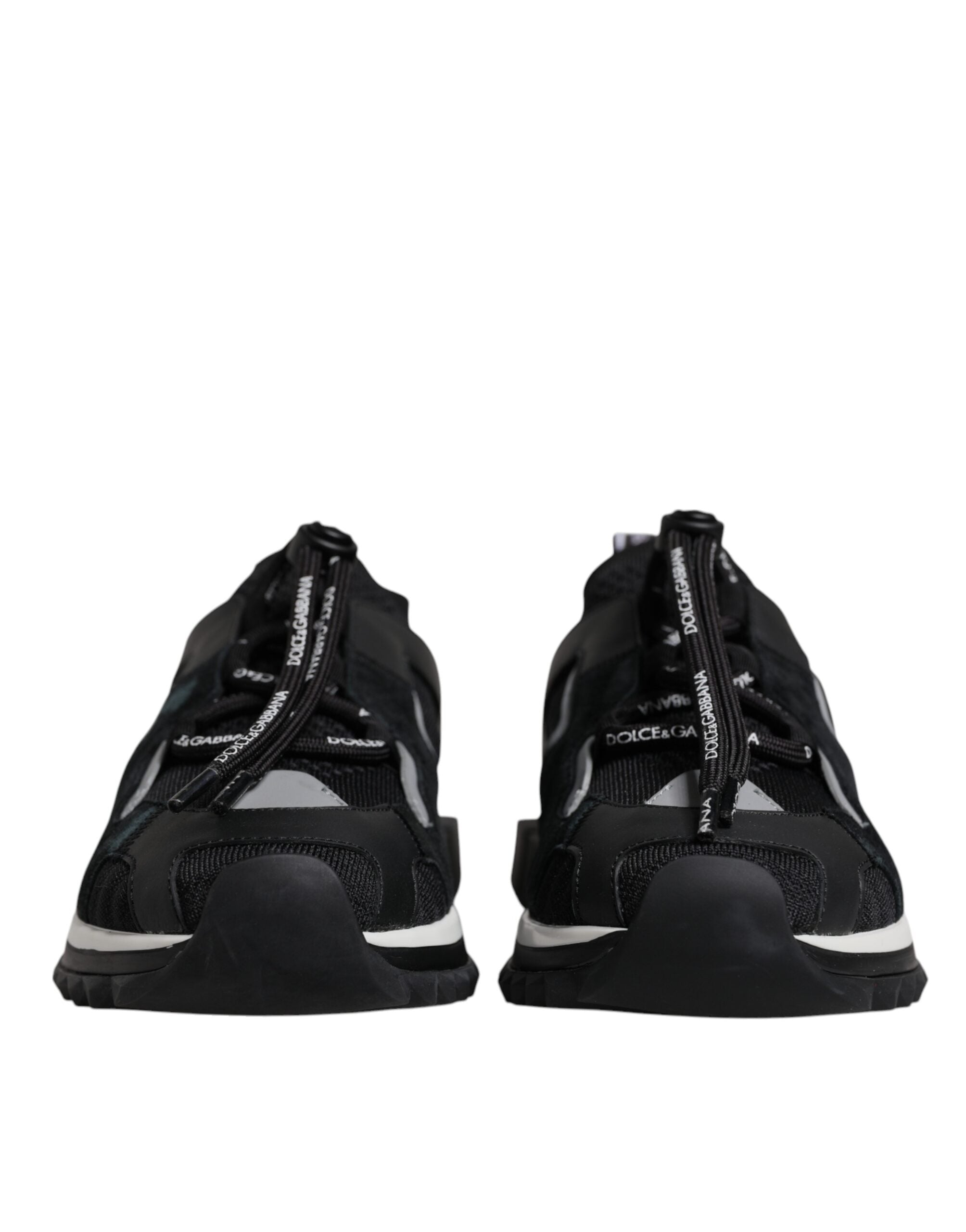 Dolce & Gabbana Schwarz Mesh Sorrento Trekking Turnschuhe Schuhe