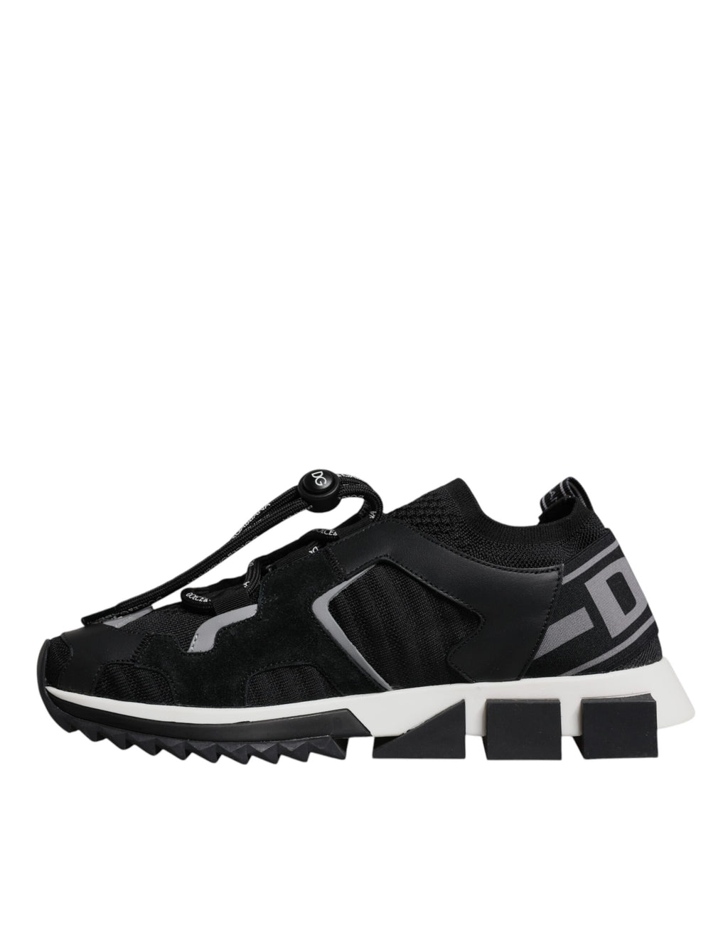 Dolce & Gabbana Schwarz Mesh Sorrento Trekking Turnschuhe Schuhe