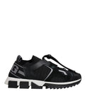 Dolce & Gabbana Schwarz Mesh Sorrento Trekking Turnschuhe Schuhe