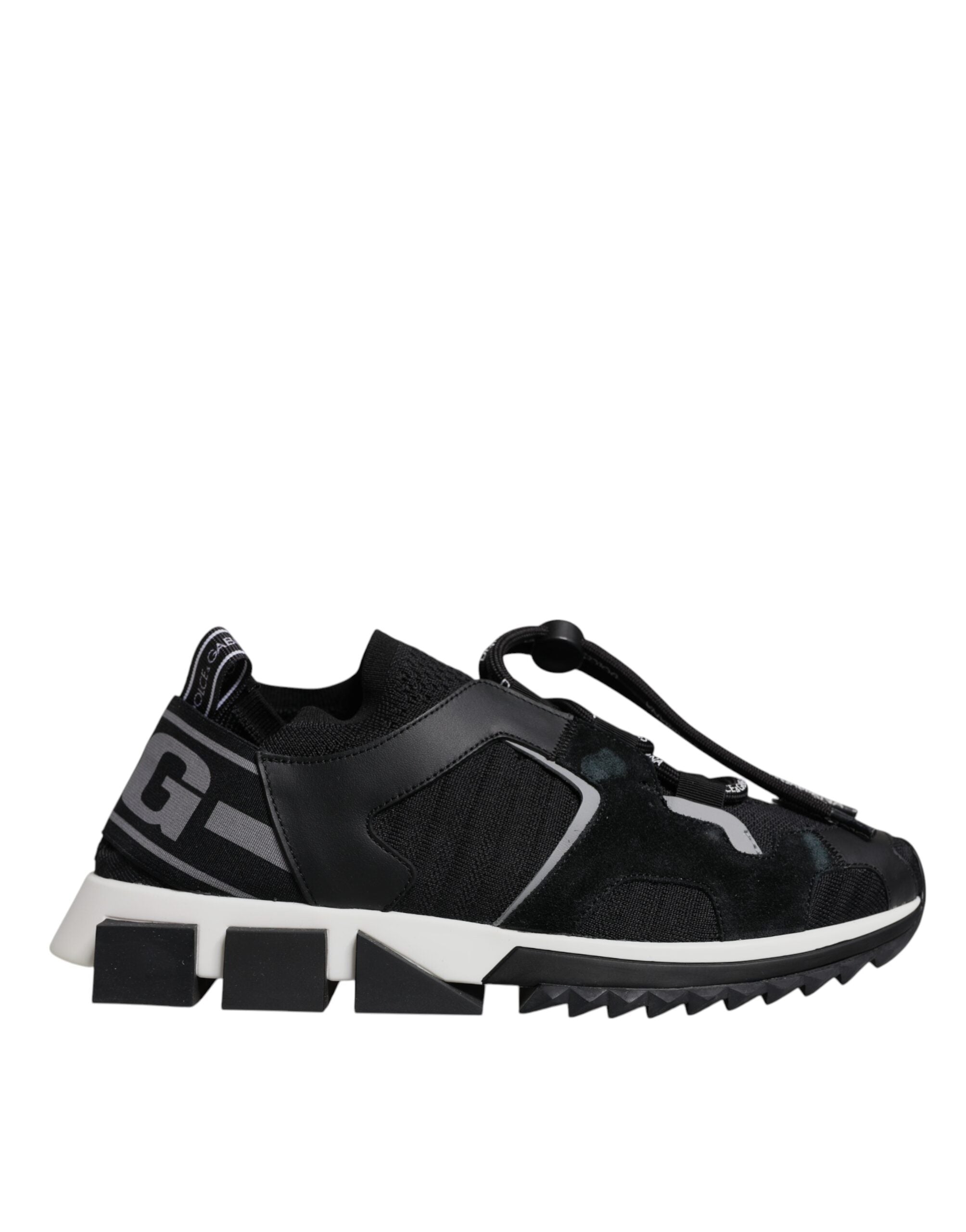 Dolce & Gabbana Schwarz Mesh Sorrento Trekking Turnschuhe Schuhe