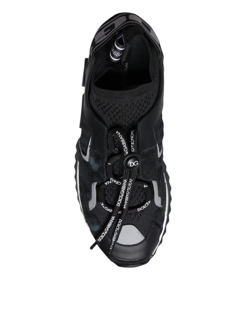 Dolce & Gabbana Schwarz Mesh Sorrento Trekking Turnschuhe Schuhe