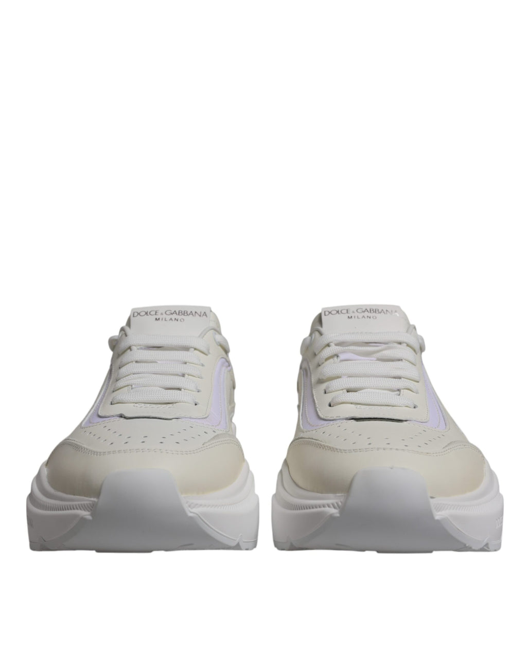 Dolce & Gabbana White Daymaster Low-Top Sneakers Shoes