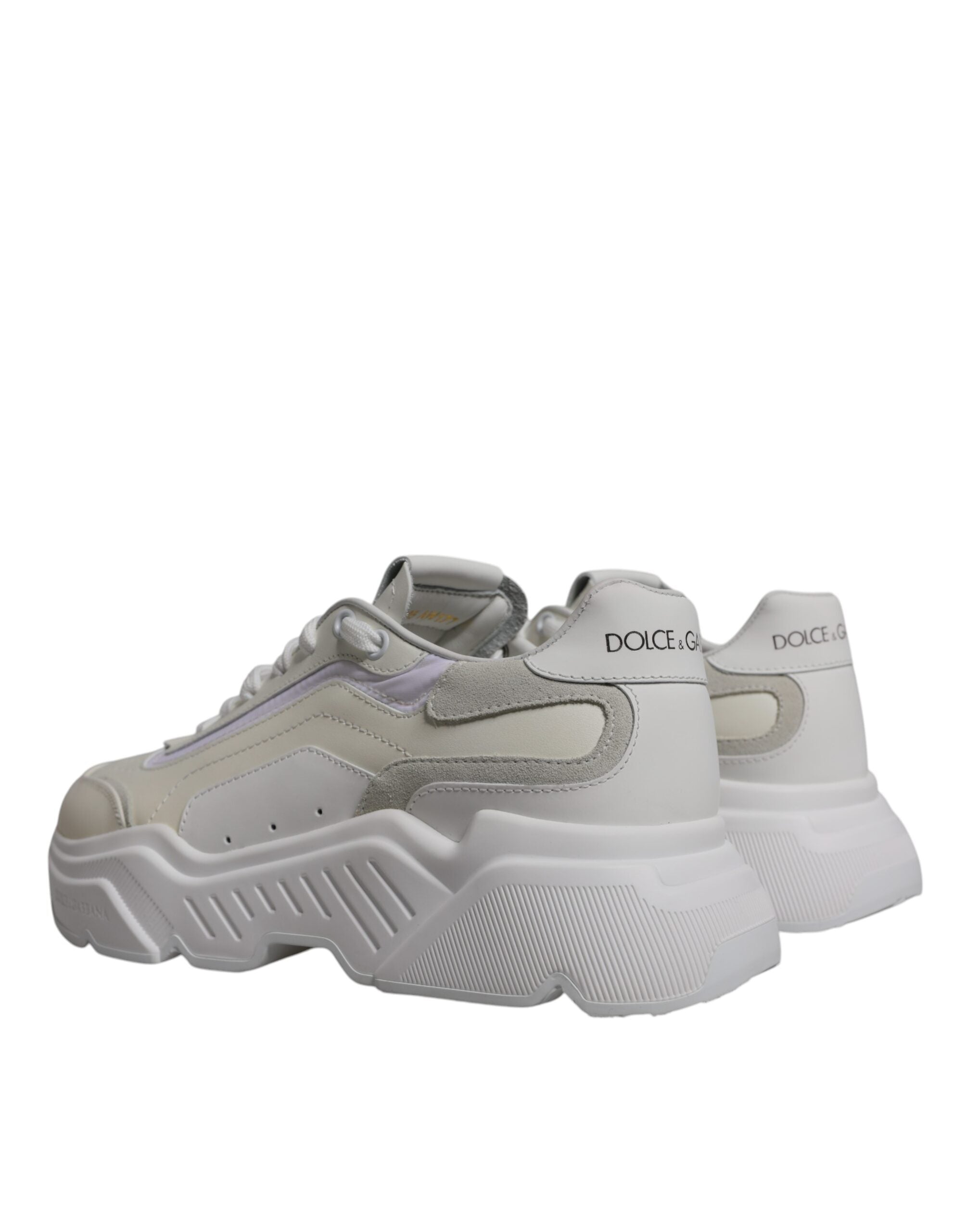 Dolce & Gabbana White Daymaster Low-Top Sneakers Shoes