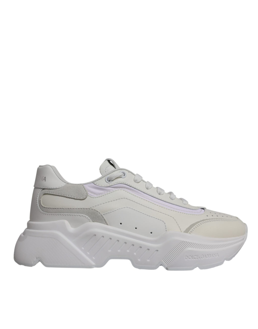 Dolce & Gabbana White Daymaster Low-Top Sneakers Shoes