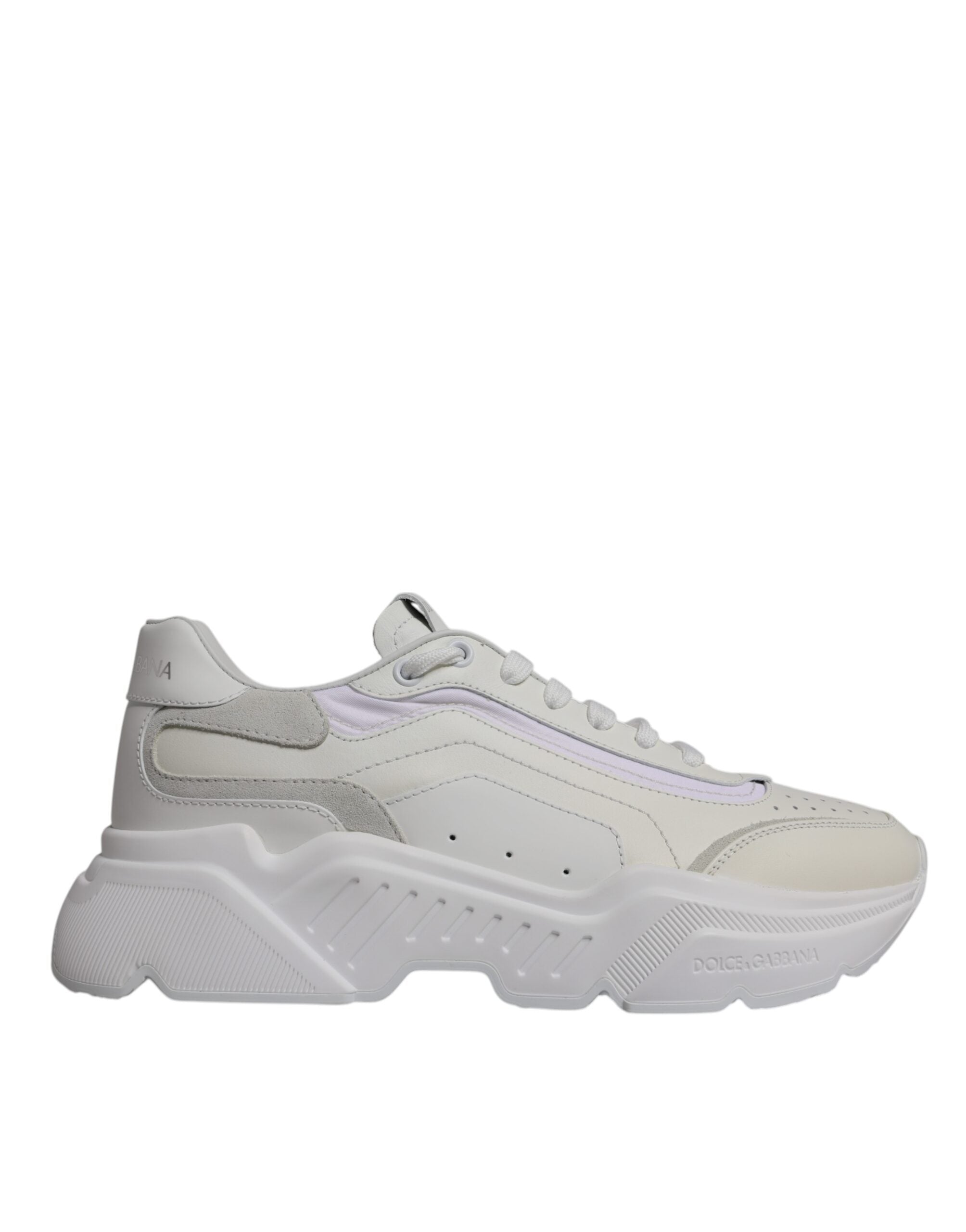 Dolce & Gabbana White Daymaster Low-Top Sneakers Shoes