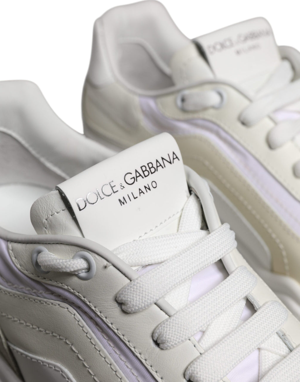 Dolce & Gabbana White Daymaster Low-Top Sneakers Shoes