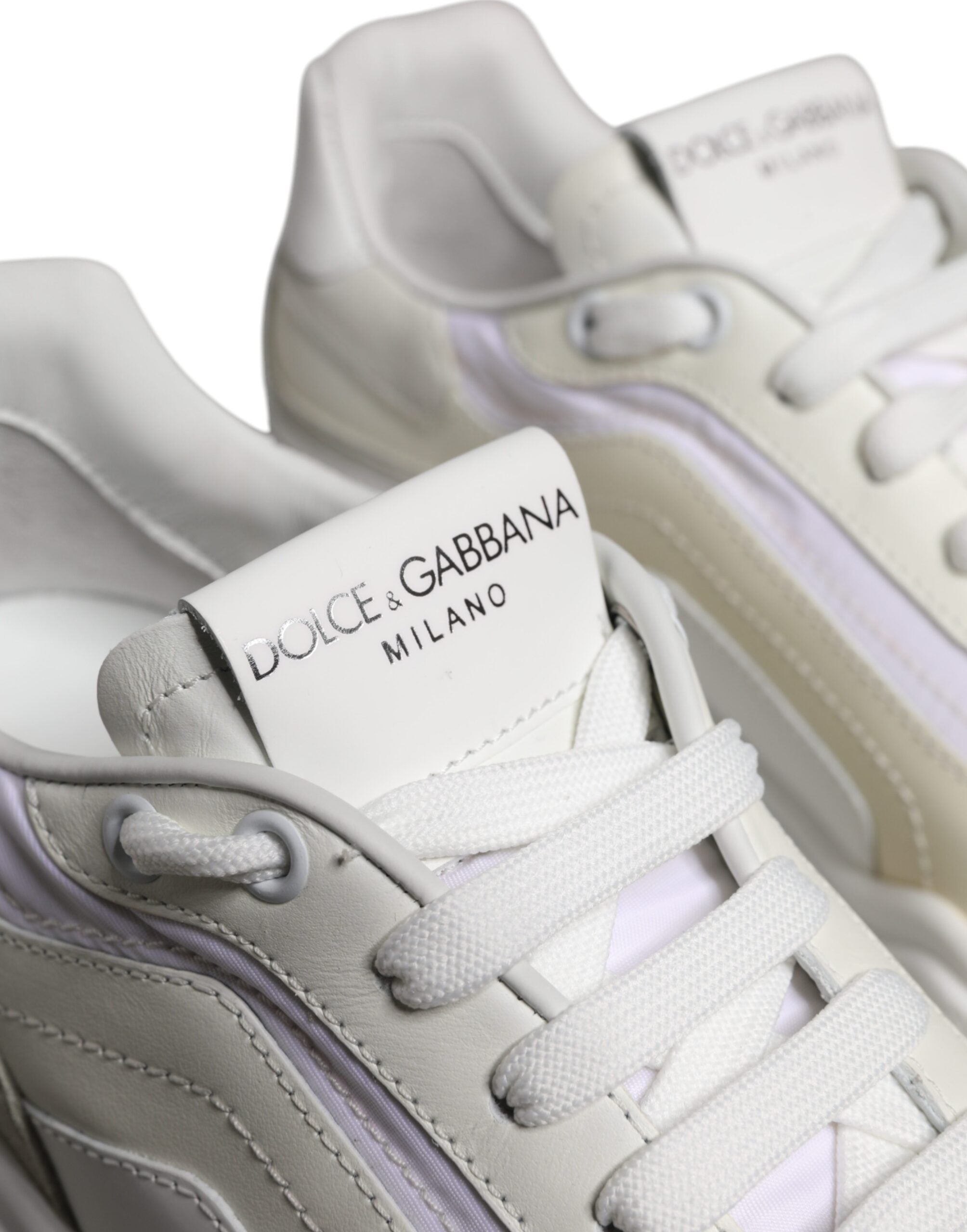 Dolce & Gabbana White Daymaster Low-Top Sneakers Shoes