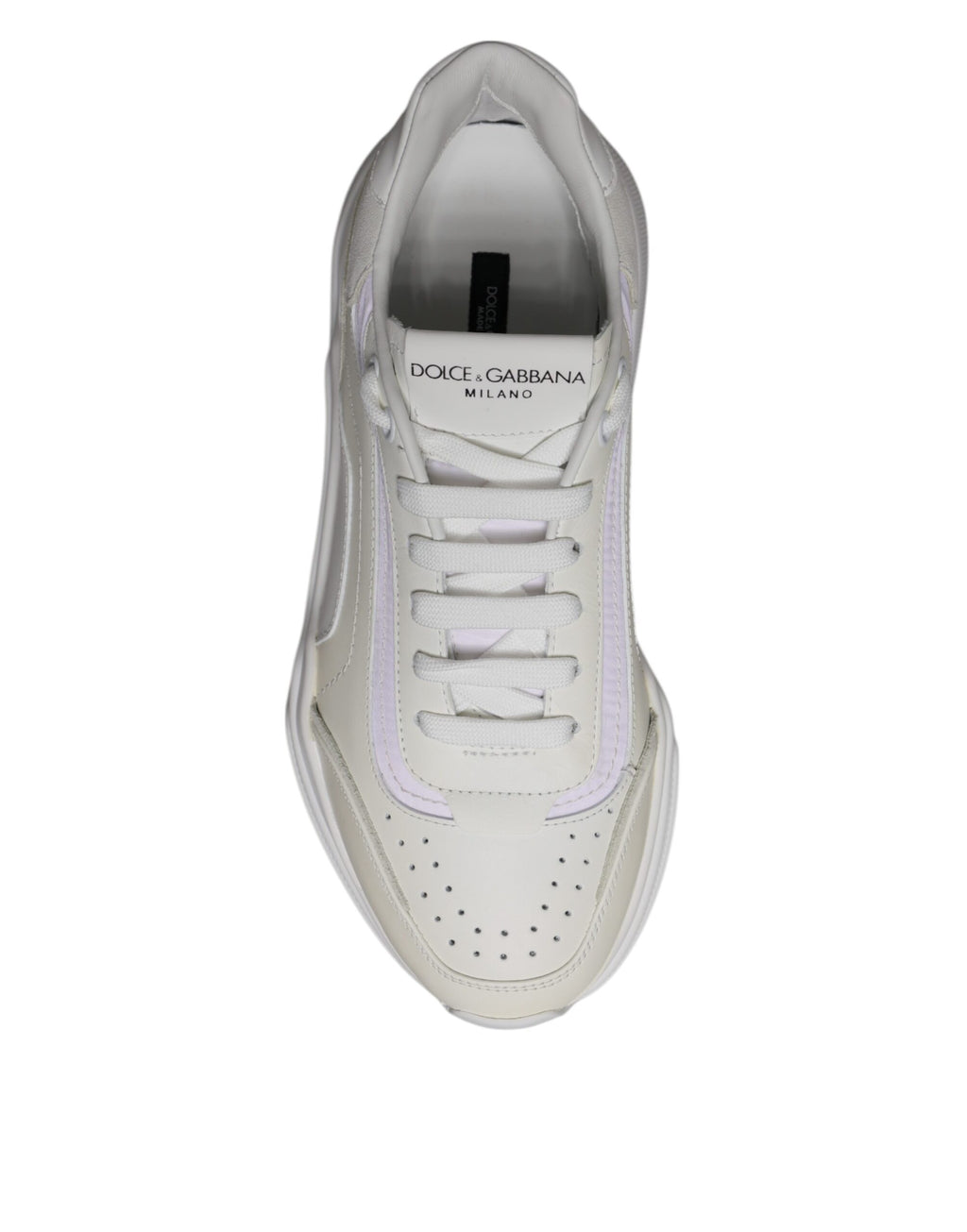 Dolce & Gabbana White Daymaster Low-Top Sneakers Shoes
