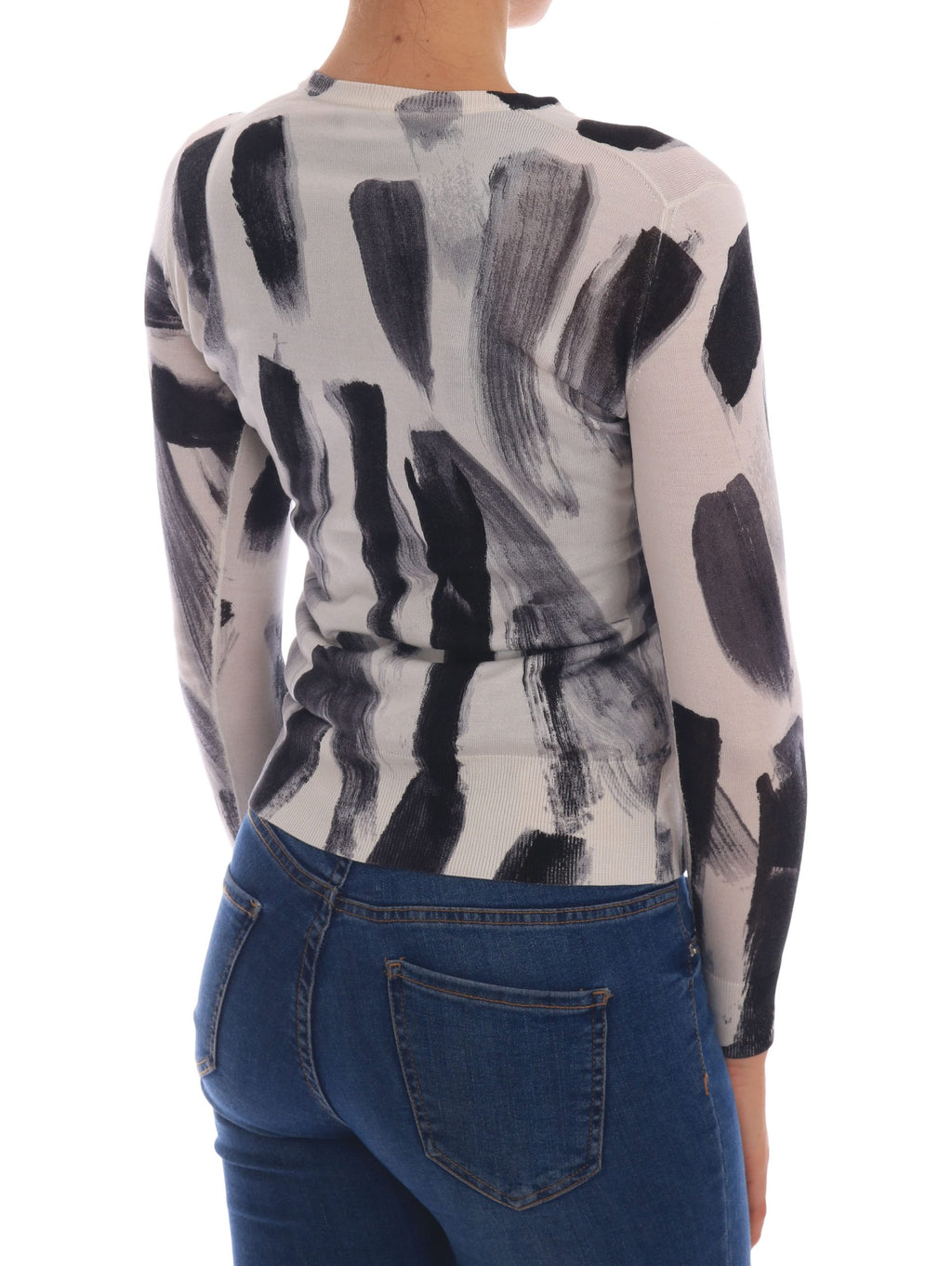 Dolce & Gabbana Strickjacke Leichter Seidenpinselstrich Pullover