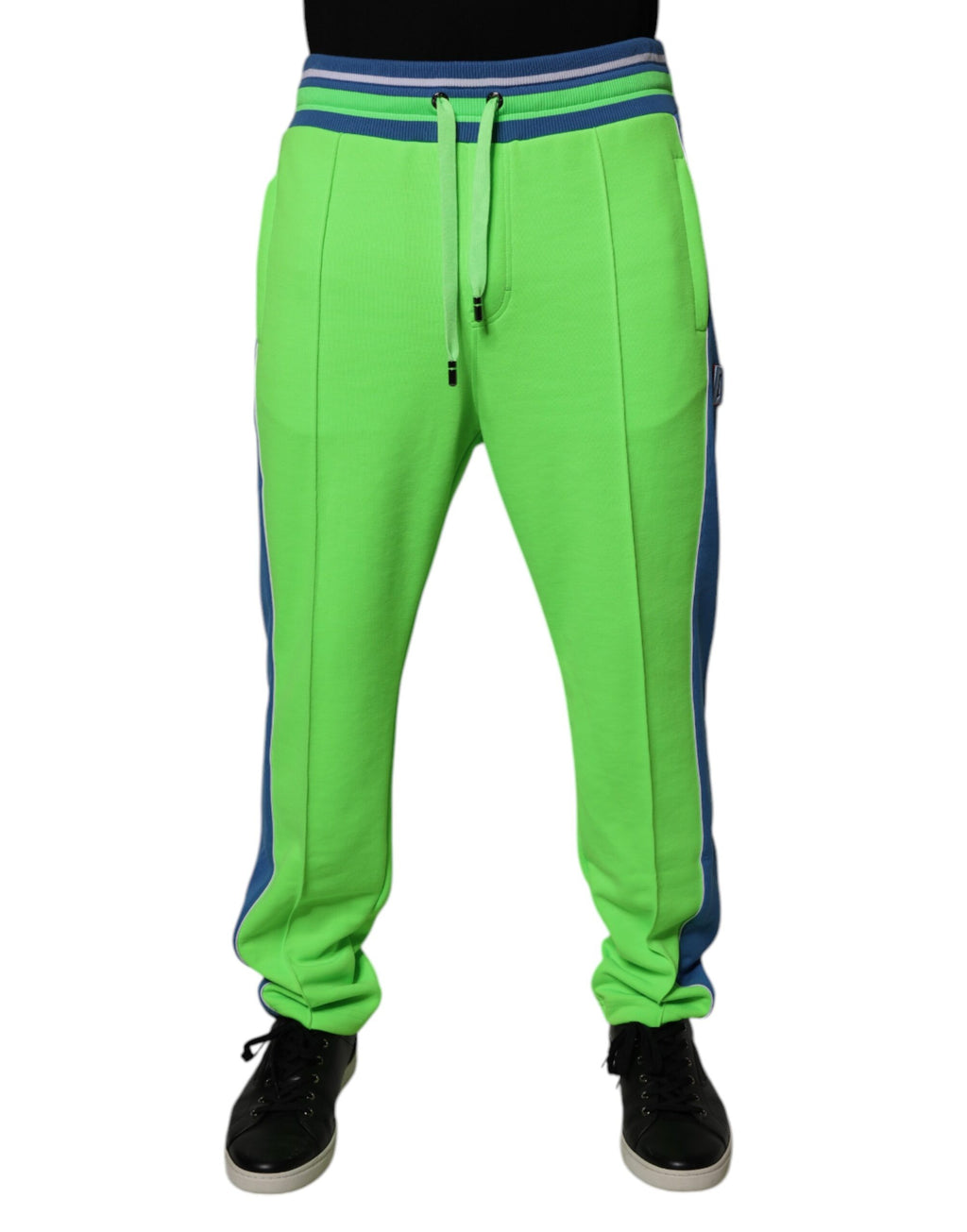 Dolce & Gabbana Green-Blue Jogger Sweatpants