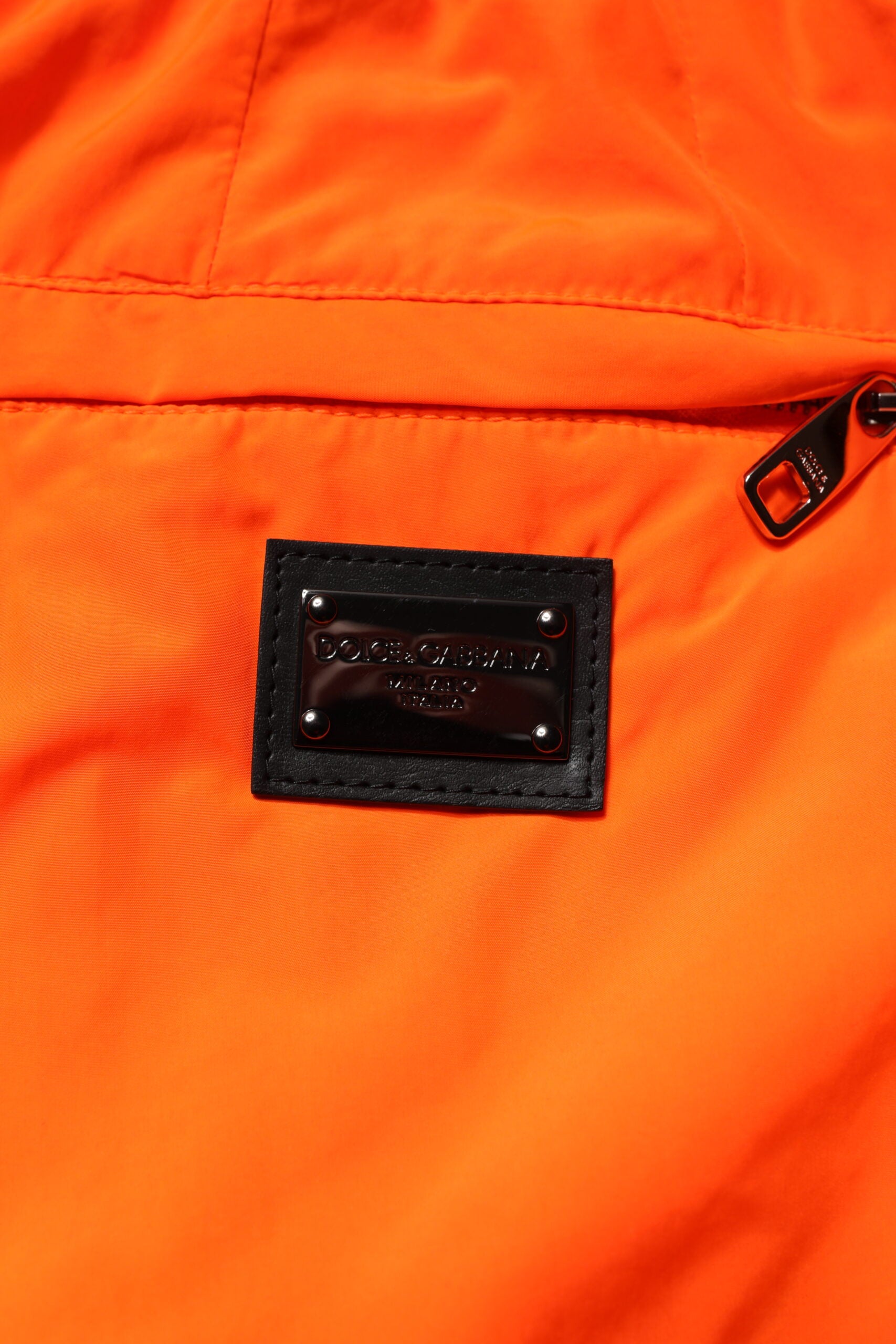Dolce & Gabbana Orange Polyester Herren Jogger Sweatpants Hosen