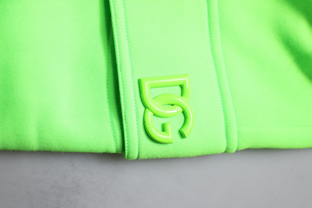 Dolce & Gabbana Neon Green Cargo Jogger Men's Sweatpants Trousers