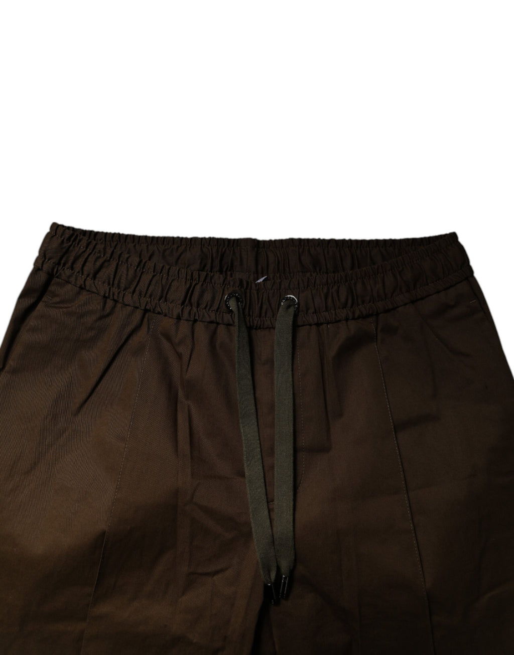Dolce & Gabbana Brown Cotton-Stretch Jogger Sweatpants