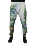 Dolce & Gabbana Multicolor Tropical Jogger Sweatpants