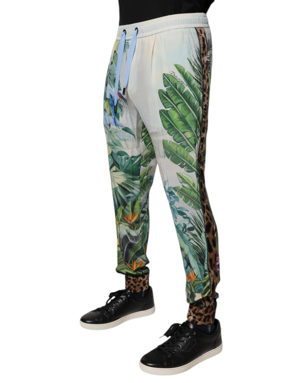 Dolce & Gabbana Multicolor Tropical Jogger Sweatpants