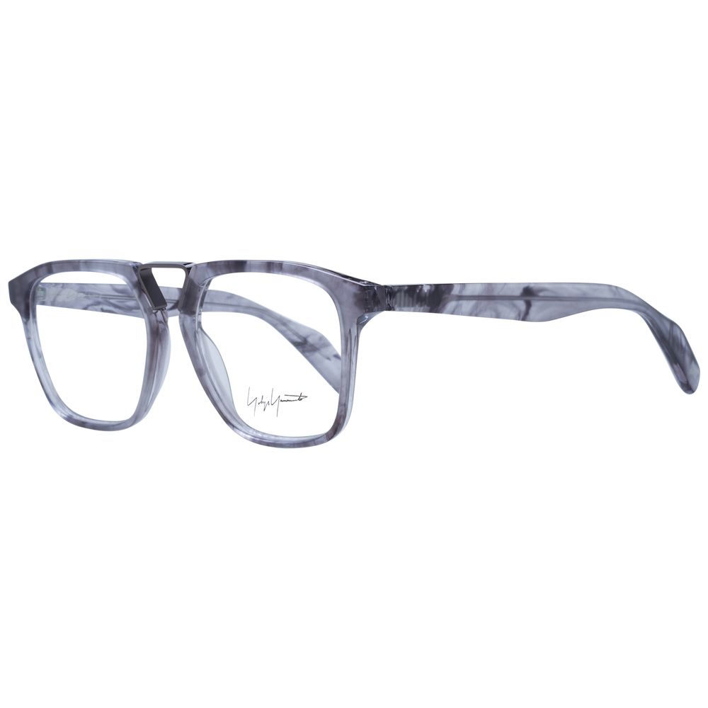 Yohji Yamamoto Grey Metallic & Plastic Glasses Frame