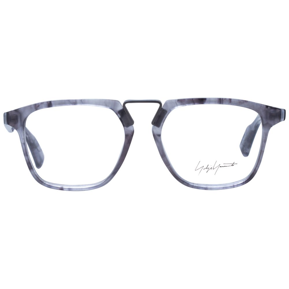 Yohji Yamamoto Grey Metallic & Plastic Glasses Frame
