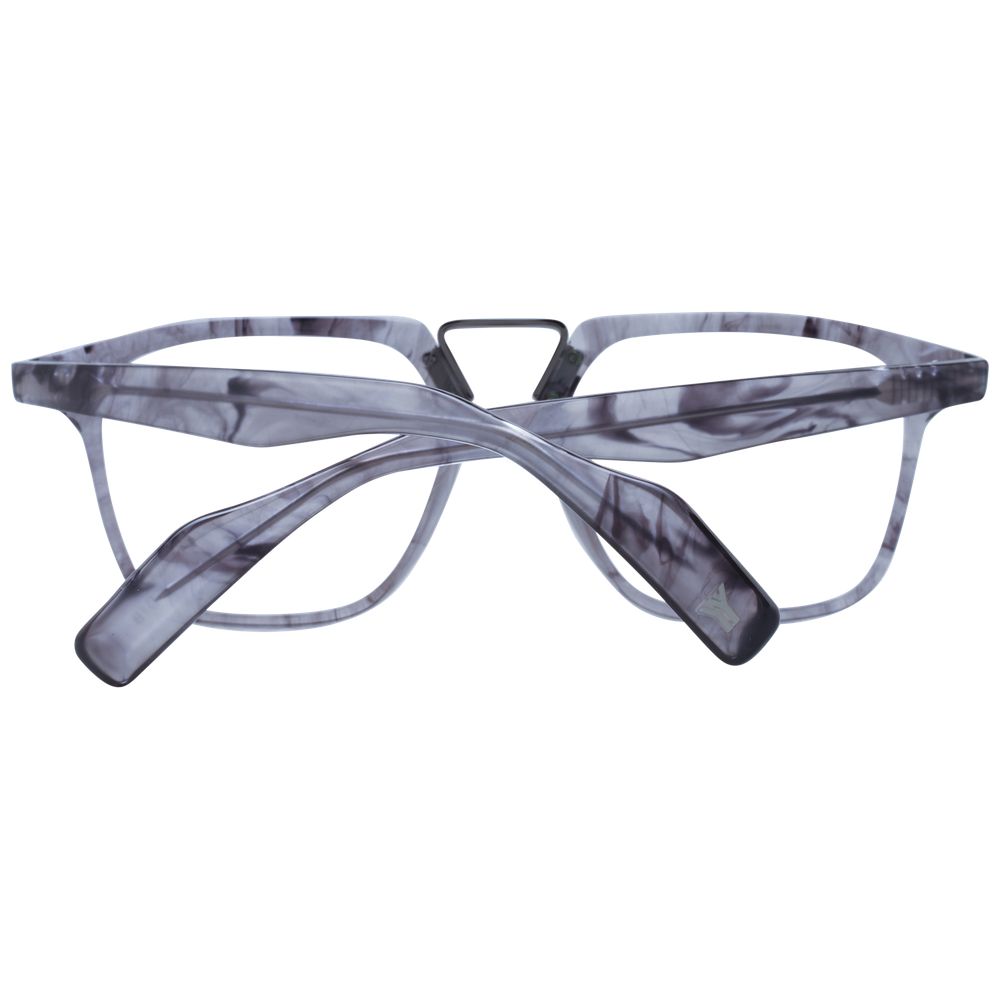 Yohji Yamamoto Grey Metallic & Plastic Glasses Frame