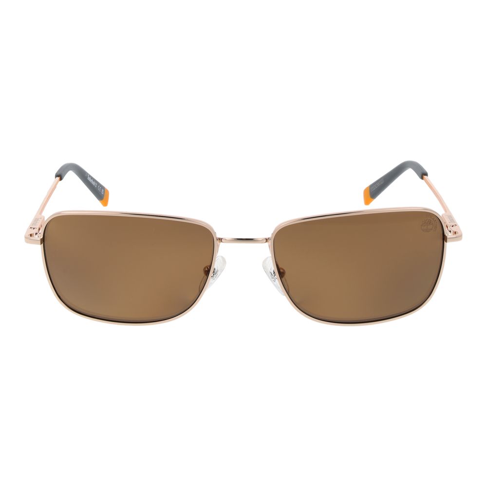 Timberland Goldene Metall-Sonnenbrille