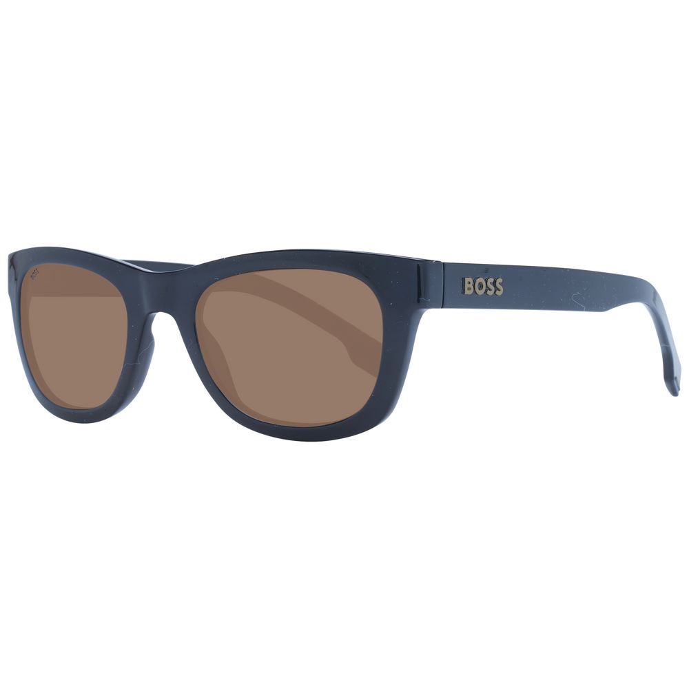 Hugo Boss sunglasses made of black eco-cellulose propionate