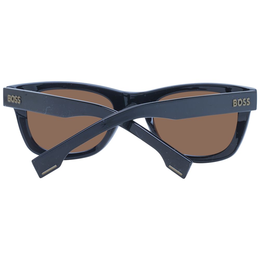 Hugo Boss sunglasses made of black eco-cellulose propionate