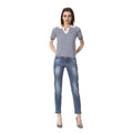 Frankie Morello Jeans aus blauem Denim