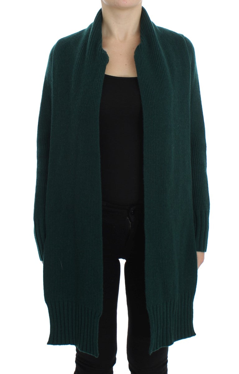 Dolce & Gabbana Green Cashmere Knit Cardigan
