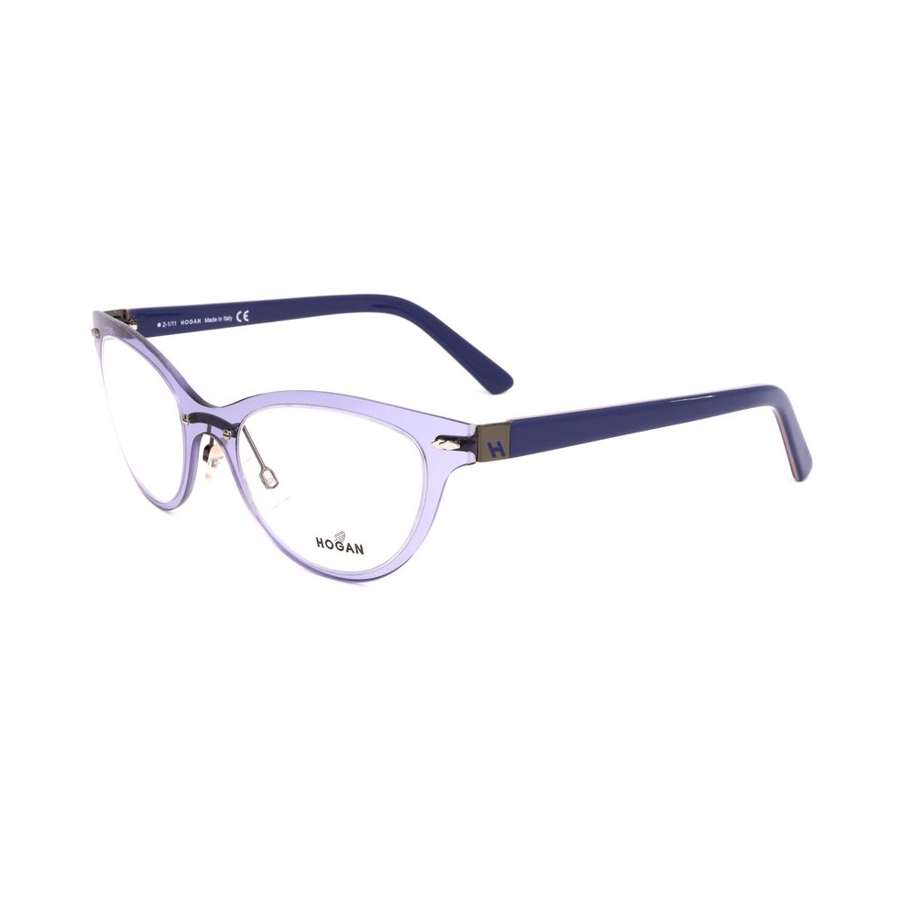 Hogan Light Blue Plastic Eyeglass Frames
