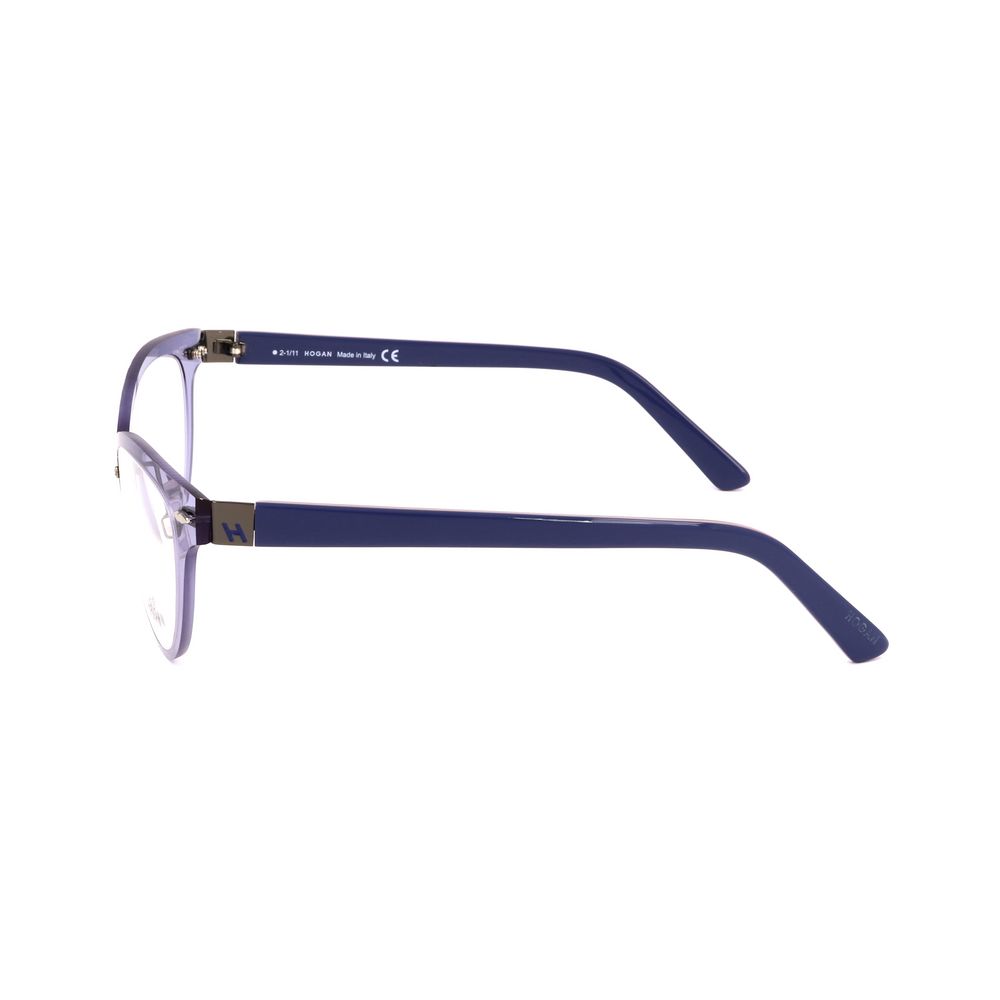 Hogan Light Blue Plastic Eyeglass Frames