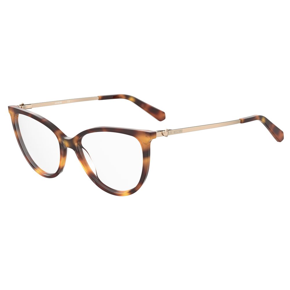 Love Moschino Brown Acetate Eyeglass Frames