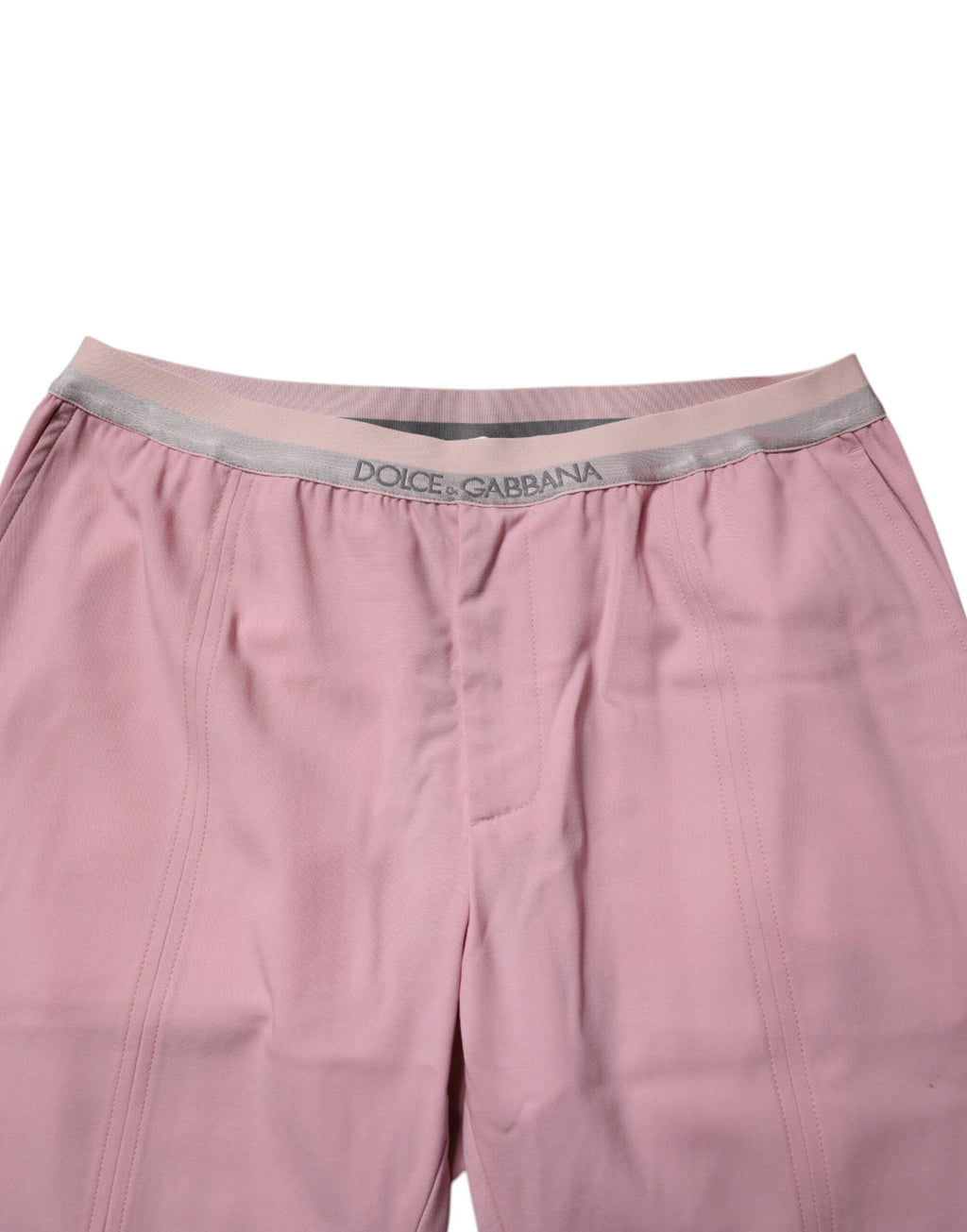 Dolce & Gabbana Pinke Baumwoll-Stretch-Chino-Hose