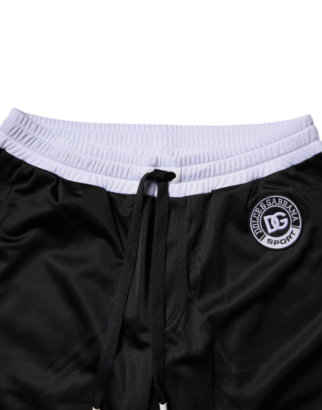 Dolce & Gabbana Black White Men's Bermuda Sweatshorts Shorts