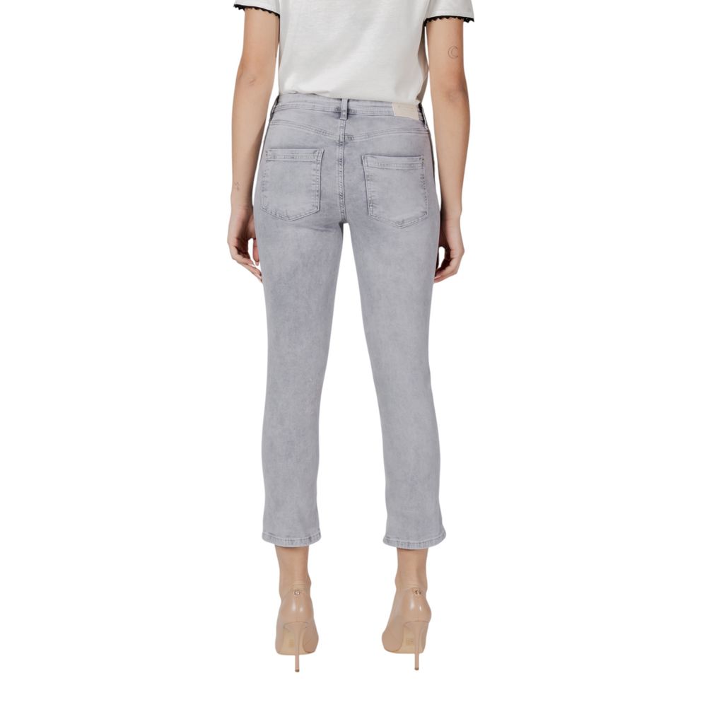 Street One Graue Slim Fit Jeans aus Baumwolle