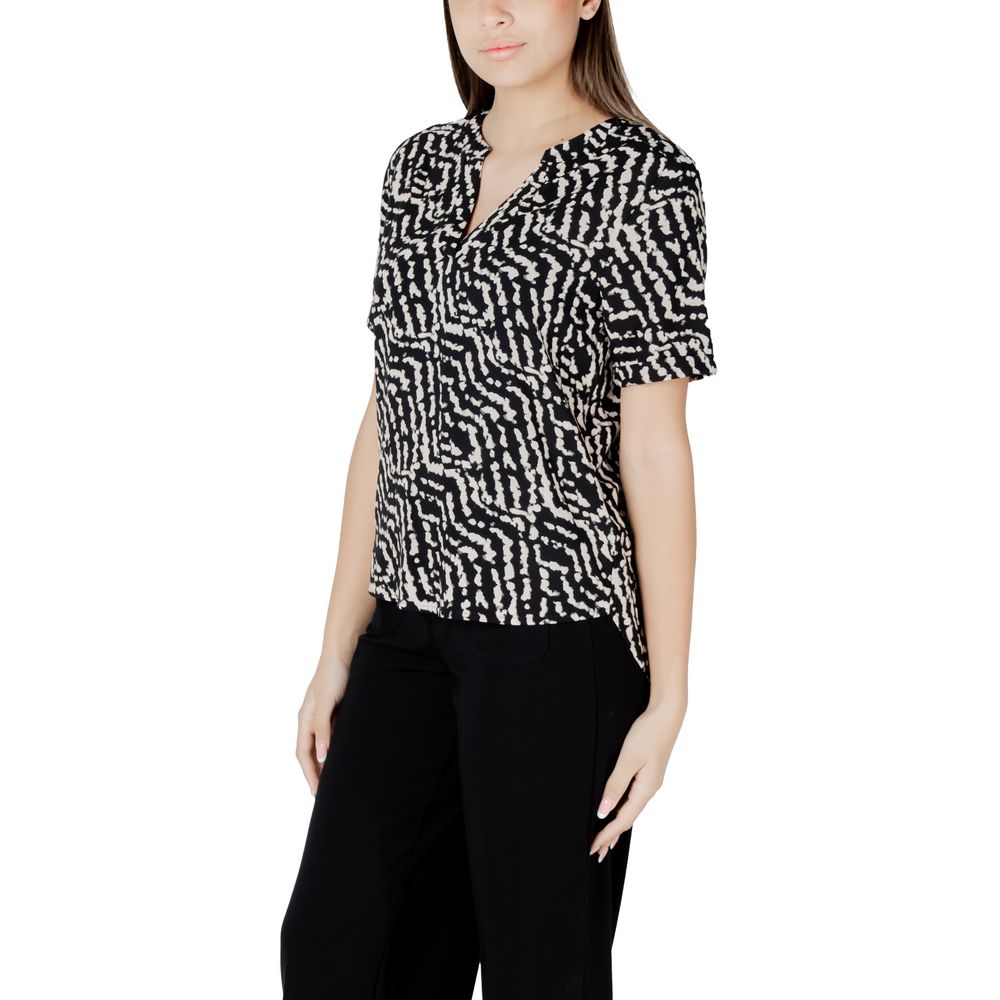 Street One Schwarze Viskosebluse
