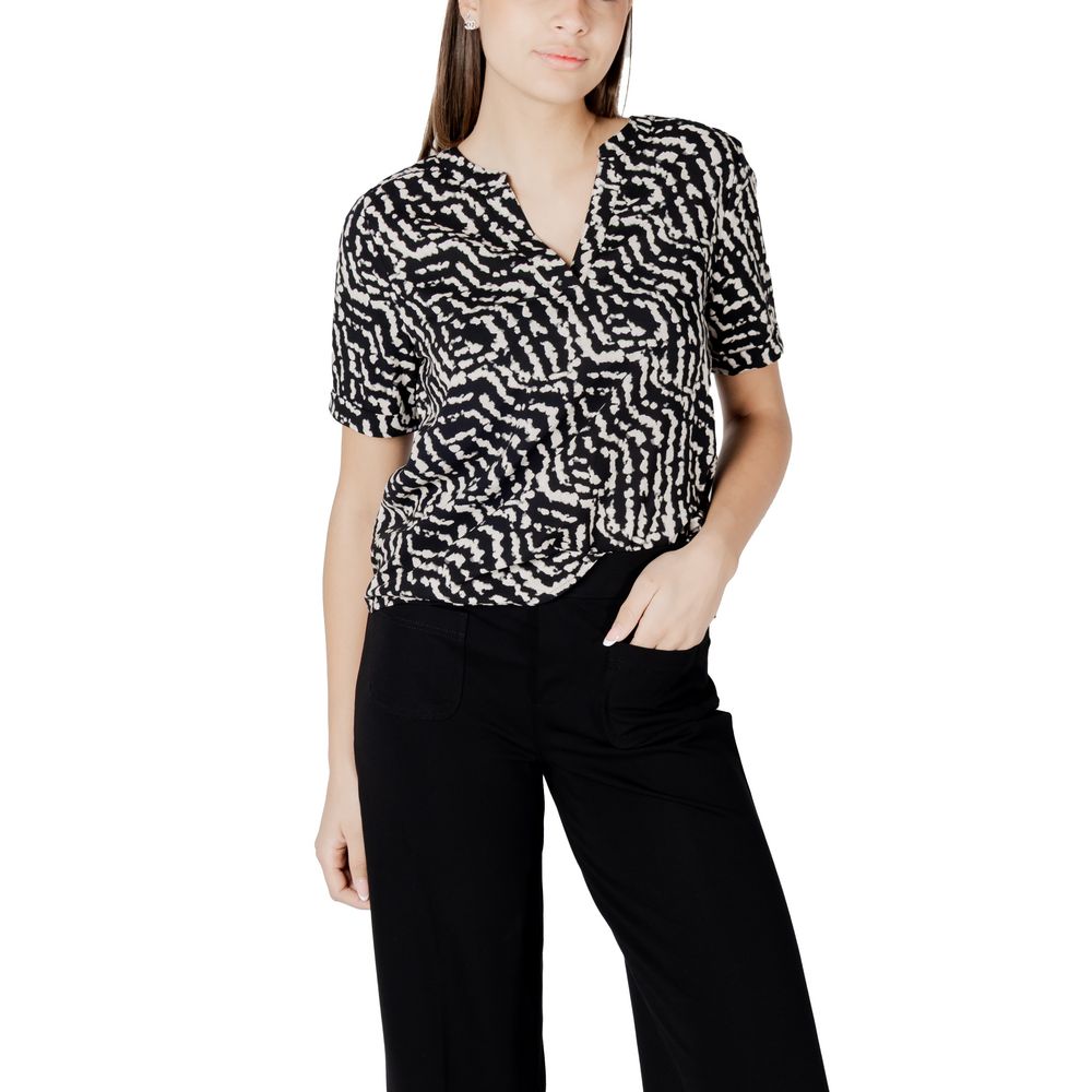 Street One Schwarze Viskosebluse
