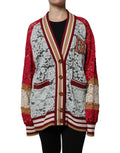 Dolce & Gabbana Multicolor Floral Lace Knit Cardigan
