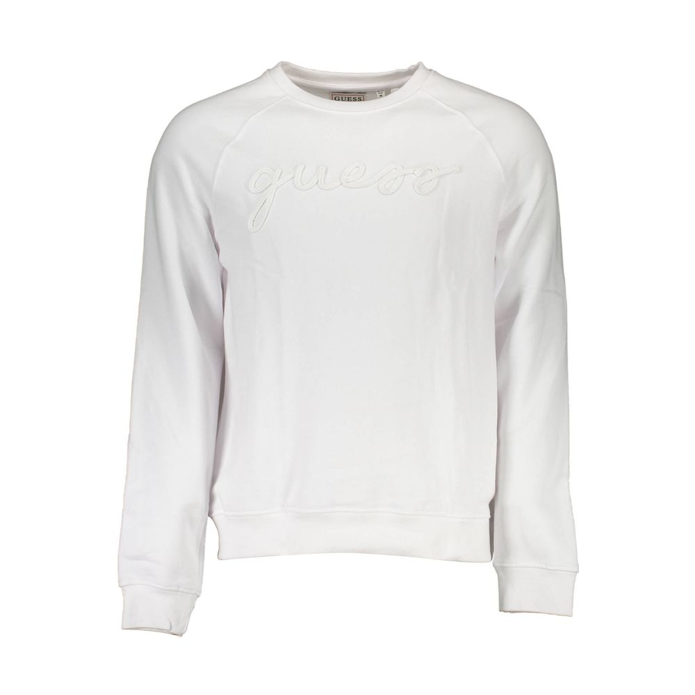 Guess Jeans Weißer Baumwollpullover für Männer