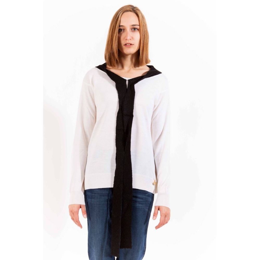 Love Moschino Women's White Wool Sweater